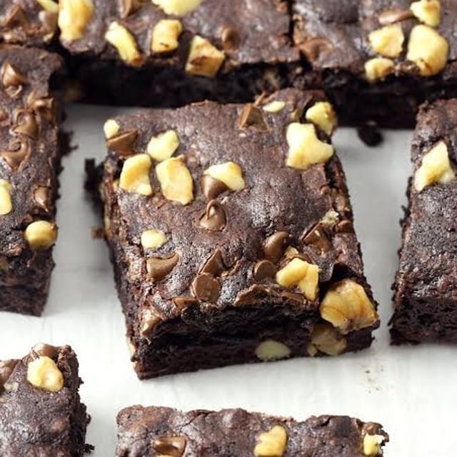 Chocolate walnut Brownie.