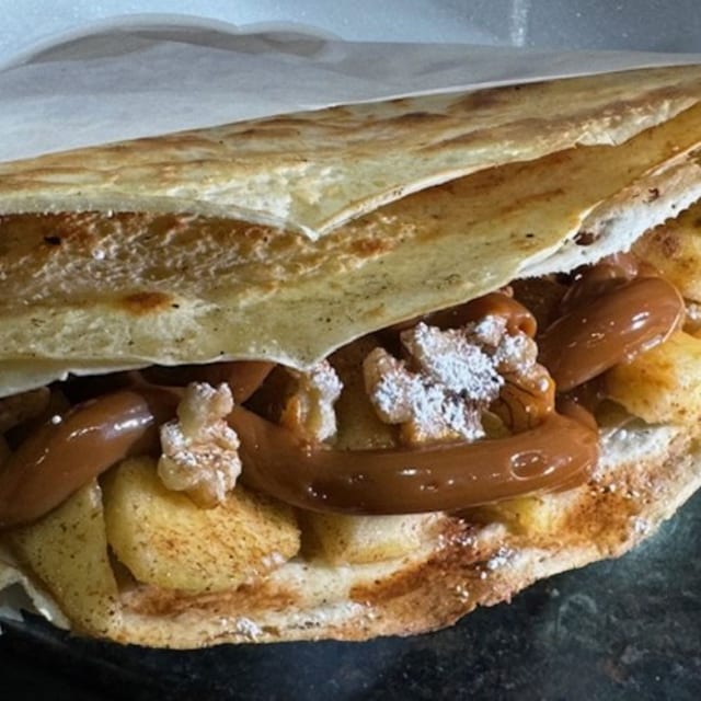 Nutty Caramel Apple.